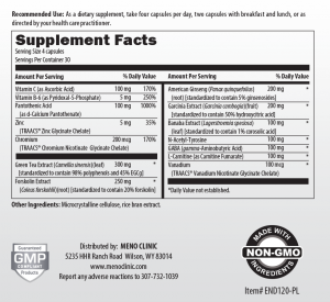 Trim Supplement Facts