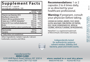 Tyrosine Supplement Facts